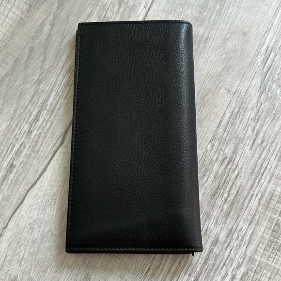 NWT Bally Vintage 90s Bi-Fold Black Leather Wallet - Picture 8 of 11